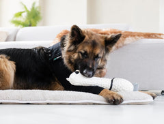 Suitical recovery sleeve chest-fit with elastic band provides calming pressure