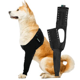 Suitical recovery sleeve front-leg protection for dogs, reducing licking and wound guarding