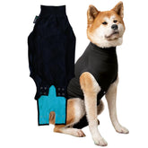 Suitical Recovery Suit for Dogs shows breathable fabric for post surgery comfort