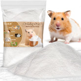 Sukh 31oz hamster sand bath package shows ready-to-use bath sand for grooming