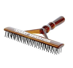 Sullivan's Smart Sensation Brush showing seven-row ball-tipped teeth for hair lift and show-ready separation.