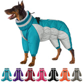 SUNFURA dog coat with warm fleece lining for cozy cold walks