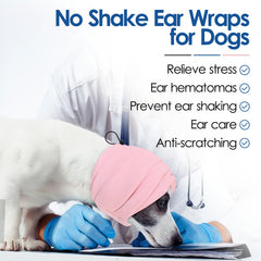 SUNFURA dog head wrap features elastic band for secure fit and no-slip wear.