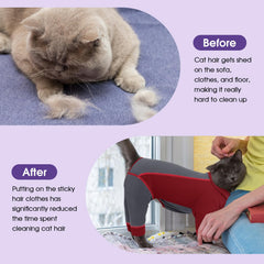 SUNFURA Hair Sticky Cat Clothes four-sleeve design for snug, comfortable fit