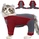 SUNFURA Hair Sticky Cat Clothes front view shows cozy fleece and easy-wear design