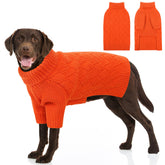 SUNFURA soft acrylic-knit dog sweater with stretchy fabric for comfortable everyday wear.