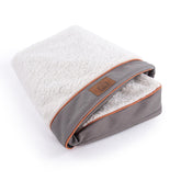 Sunheir washable dog bed cover with soft-plush fabric for cozy naps.