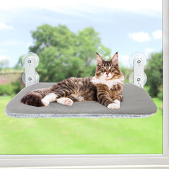 Sunhoo cat window hammock foldable cordless design for clutter-free space and easy installation.