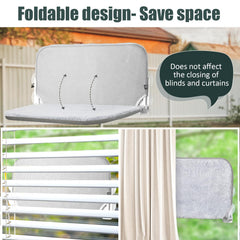Sunhoo cat window hammock spacious lounging area for multiple naps.