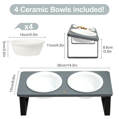 Sunhoo tilted bowls design promotes better posture during mealtime.