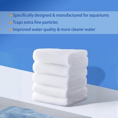 Sunjojo filter pad cut-to-fit demonstrates easy customization for tanks.