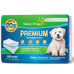Sunny Doggy 22x22 pee pad with diamond surface guides absorption