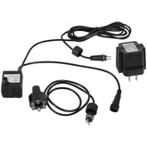 Sunnydaze 40 GPH submersible pump compact in small fountain setup for bird baths.
