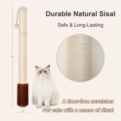 SUNRUI natural sisal rope texture encouraging scratching and furniture protection.