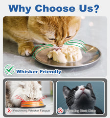 Supet 6.7-inch diameter bowls suit indoor kittens for balanced portions.