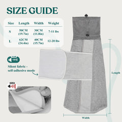 Supet cat grooming wrap offers multi-opening access for paws, mouth, or tail tasks.