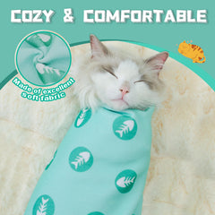 Supet cat wrap anti-escape square shape keeps cat safely wrapped during care