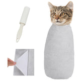 Supet cat wrap cutting nails helps calm anxious trimming sessions.