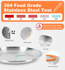 Supet whisker-friendly cat plates with non-slip base prevent spills on any floor.