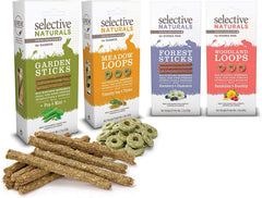Supreme Petfoods guinea pigs treats packshot highlights natural ingredients and snacking options