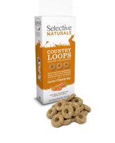 Supreme Petfoods Selective Naturals Country Loops with carrot and Timothy hay, a crunchy, high-fiber treat.