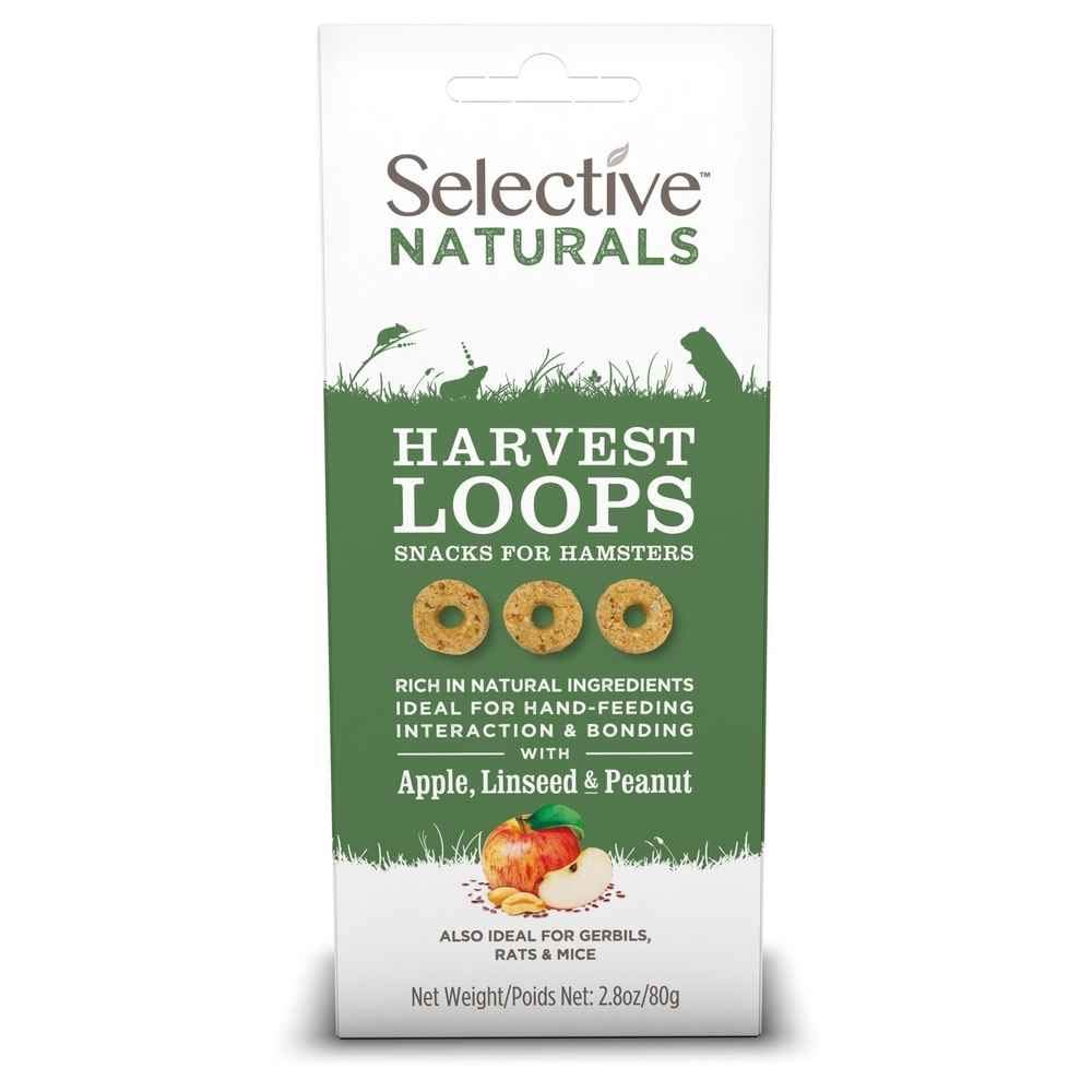 Supreme Petfoods Selective Naturals Harvest Loops with Apple, Linseed and Peanut are tasty training treats.