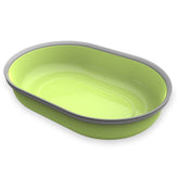 SureFeed feeder bowl green front view for tidy feeding setup.
