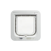 SureFlap microchip cat door white front view secures entry for your cat