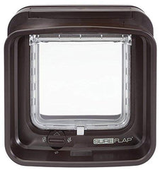 SureFlap microchip pet door tunnel extender brown side view demonstrates long tunnel for deeper walls