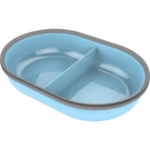 SureFlap split bowl blue setup showing separation for wet and dry food