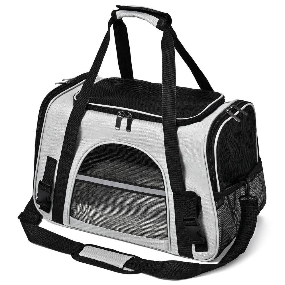 Surilehege cat carrier with hood and peekaboo windows for calm travel