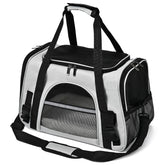 Surilehege cat carrier with hood and peekaboo windows for calm travel