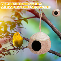 Suzile 3-pack coconut nests for multiple cages and quick replacements.
