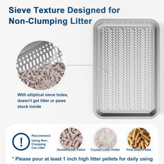 Suzzipaws 6-inch high-sided enclosure keeps litter inside for mess reduction