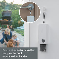 SVD.PET dog poop bag dispenser hanging strap enables versatile placement