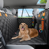 SW PRODUCTS backseat cover with hard bottom for a stable dog bed on the road