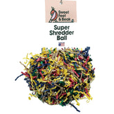 Sweet Feet and Beak 7in shredder ball toy with colorful paper treasures for engaging play