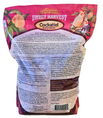 Sweet Harvest cockatiel seed mix bowl ready for easy daily servings.