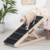 SweetBin dog ramp bed folded demonstrates compact storage for home and travel.