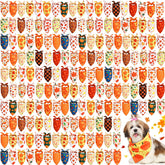 Sweetude fall dog bandana with pumpkin pattern for festive photos and outfits