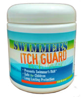Swimmer Itch Guard cream jar is ready for lakeside protection.