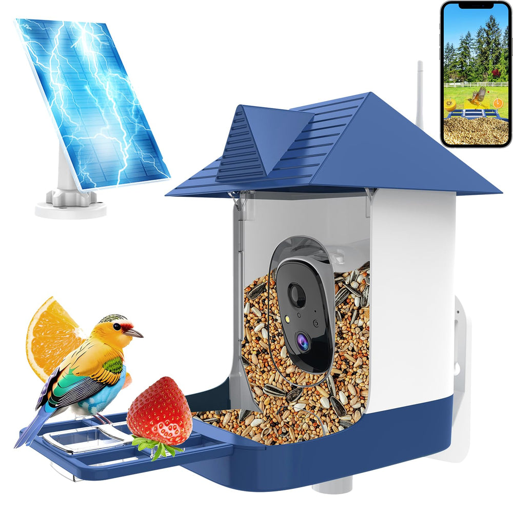 Swingers smart bird feeder camera installation for easy backyard viewing