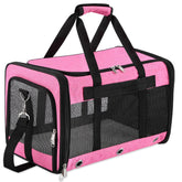 SWUVVI soft-sided carrier with sturdy frame for stable travel comfort.