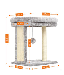 SYANDLVY cat tree removable cushions for easy deep cleaning and maintenance.