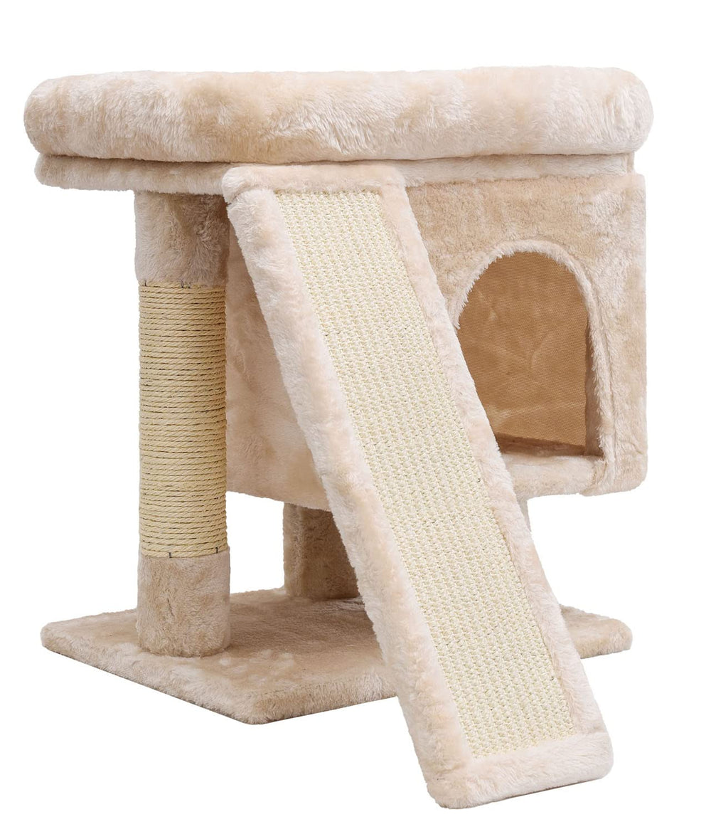 SYANDLVY top plush perch provides a cozy lounging spot for indoor cats.