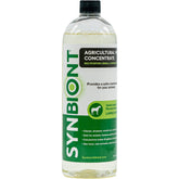 SYNBIONT AGRICULTURAL WASH bottle close-up, fragrance-free cleaner for barns and stalls.