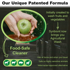 SYNBIONT AGRICULTURAL WASH used as horse shampoo for gentle grooming.