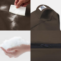 Sytopia canvas bed plush stuffing delivers cozy naps and restful lounging.