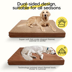 Sytopia dog bed thick cushioning supports joints for relaxed naps