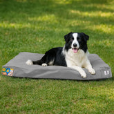 Sytopia outdoor canvas dog bed hero shows rugged comfort for dogs outdoors